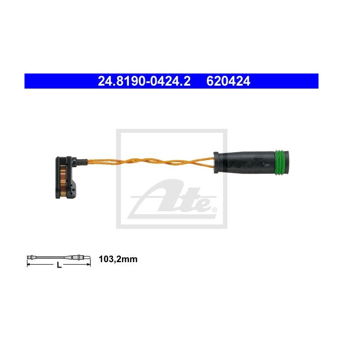 ATE Warnkontakt, Bremsbelagverschleiß 24.8190-0424.2