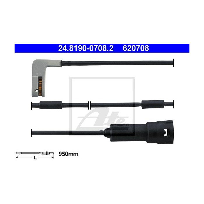 ATE Warnkontakt, Bremsbelagverschleiß 24.8190-0708.2