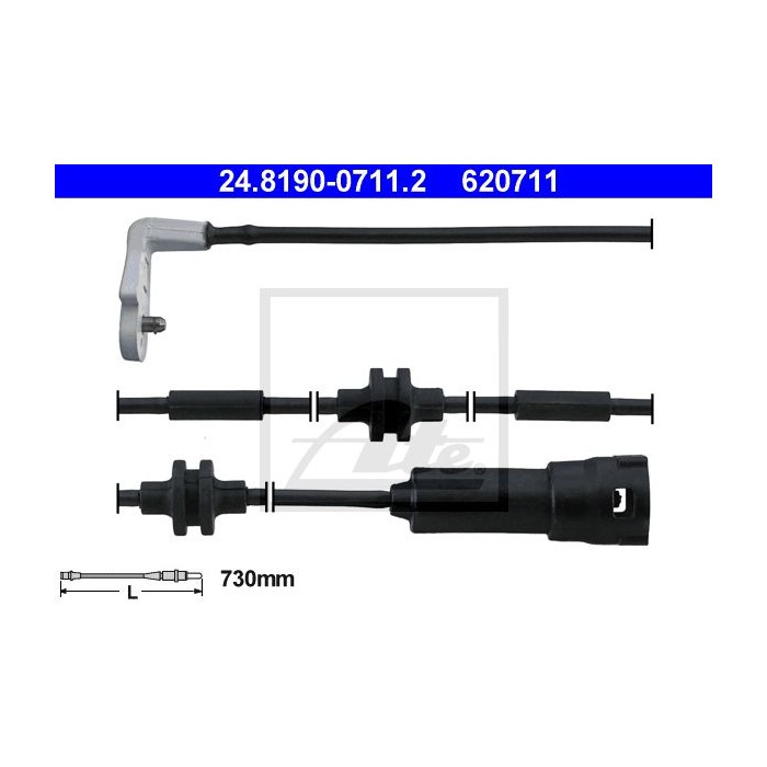 ATE Warnkontakt, Bremsbelagverschleiß 24.8190-0711.2