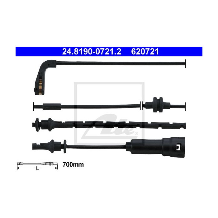 ATE Warnkontakt, Bremsbelagverschleiß 24.8190-0721.2