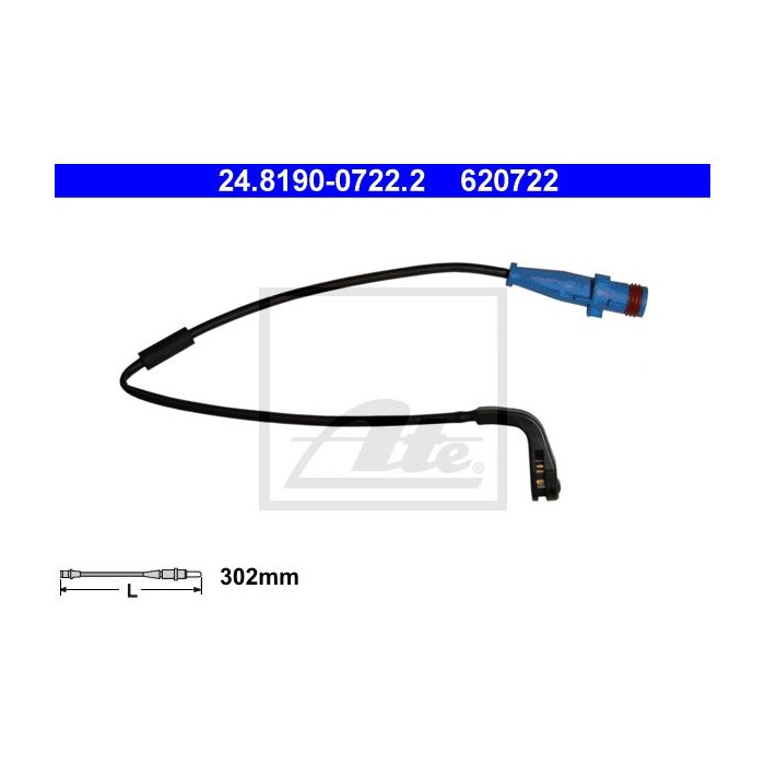 ATE Warnkontakt, Bremsbelagverschleiß 24.8190-0722.2