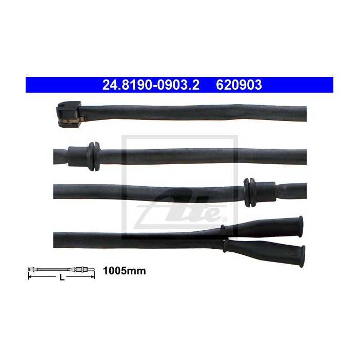 ATE Warnkontakt, Bremsbelagverschleiß 24.8190-0903.2