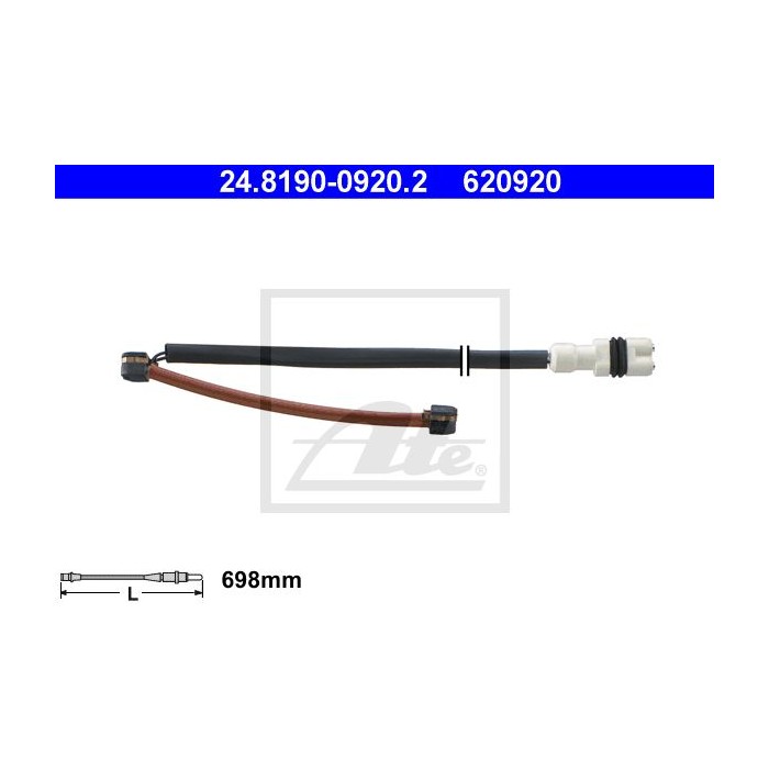 ATE Warnkontakt, Bremsbelagverschleiß 24.8190-0920.2