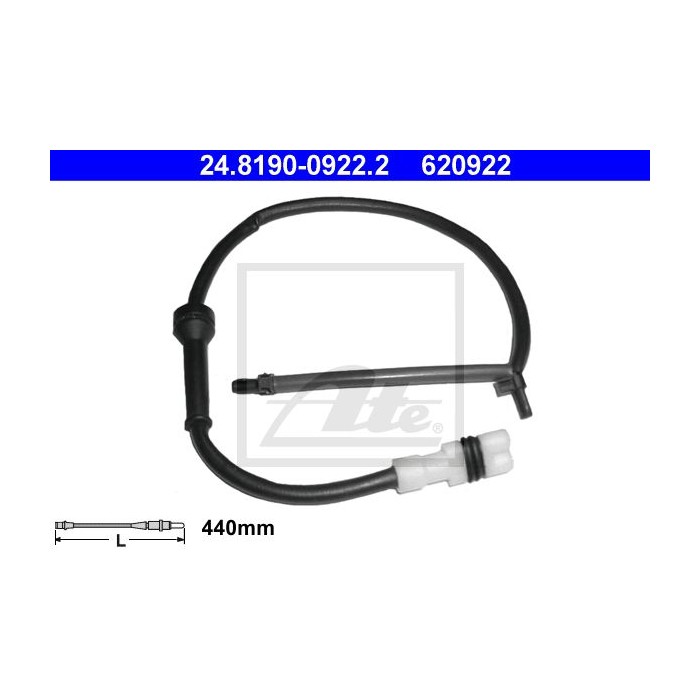 ATE Warnkontakt, Bremsbelagverschleiß 24.8190-0922.2