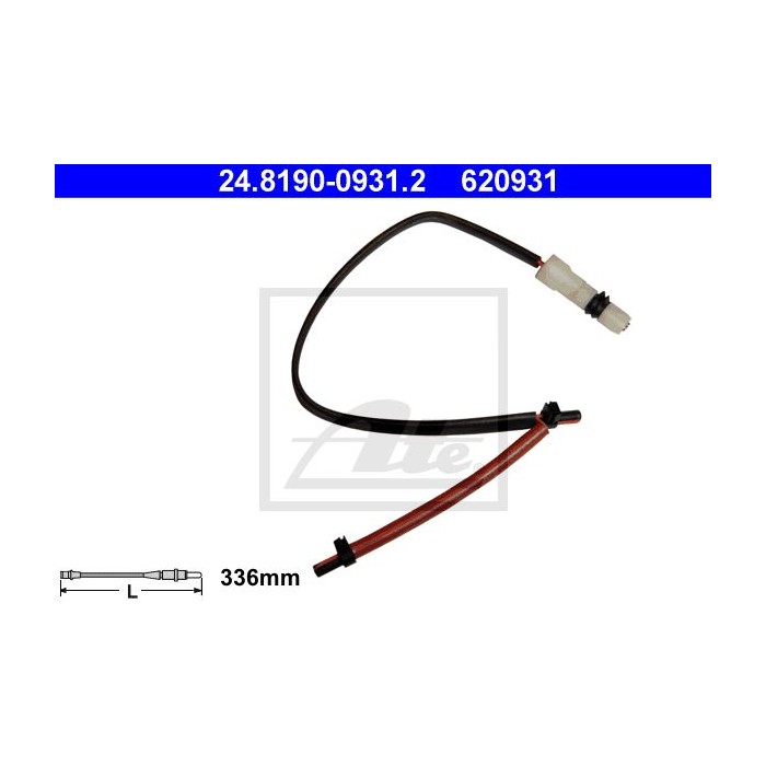 ATE Warnkontakt, Bremsbelagverschleiß 24.8190-0931.2