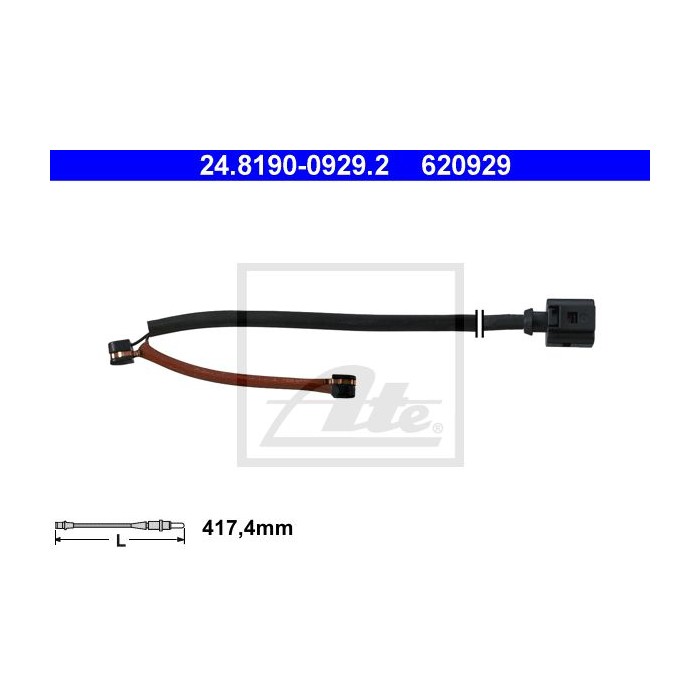 ATE Warnkontakt, Bremsbelagverschleiß 24.8190-0929.2