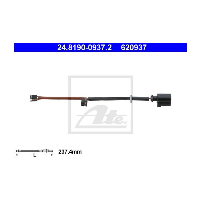 ATE Warnkontakt, Bremsbelagverschleiß 24.8190-0937.2