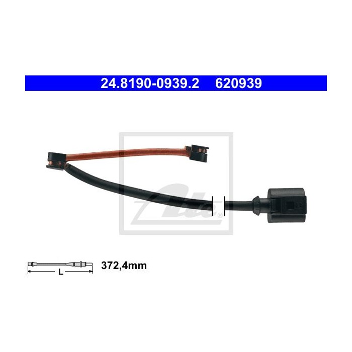 ATE Warnkontakt, Bremsbelagverschleiß 24.8190-0939.2
