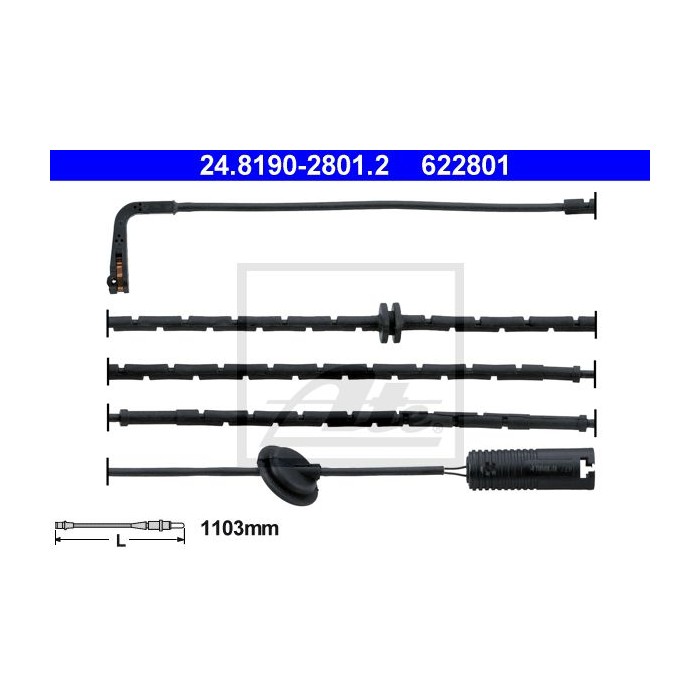 ATE Warnkontakt, Bremsbelagverschleiß 24.8190-2801.2