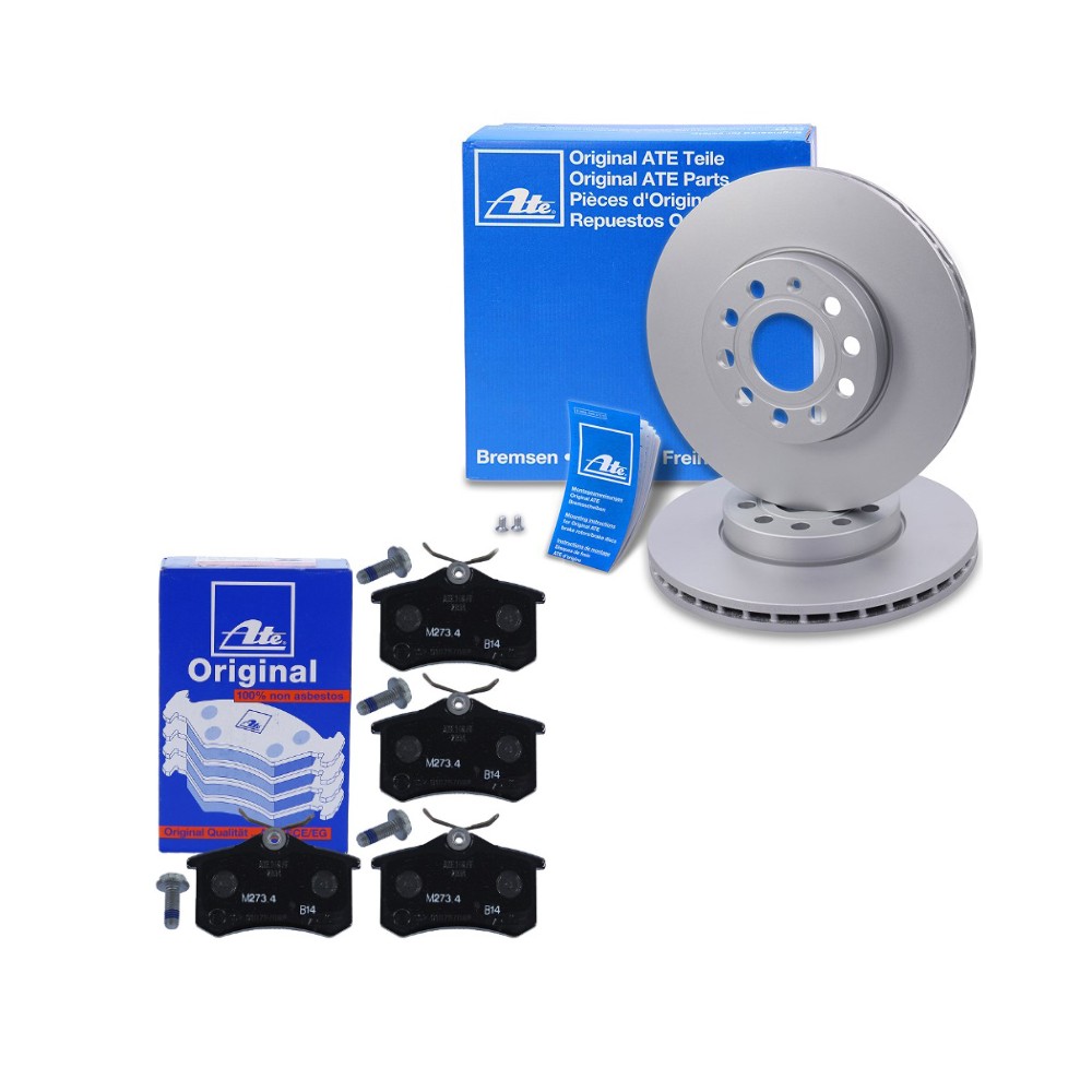Bremsscheiben und Bremsbeläge hinten ATE Vw Golf V