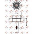 AUTOKIT Umlenk-/Führungsrolle, Zahnriemen 03.689