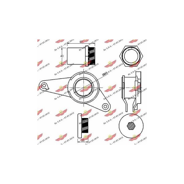AUTOKIT Spannarm, Keilrippenriemen 03.80932