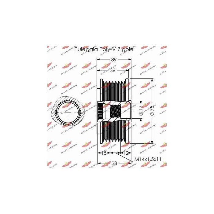 AUTOKIT Generatorfreilauf 03.81645