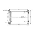 AVA QUALITY COOLING Kühler, Motorkühlung AI2253