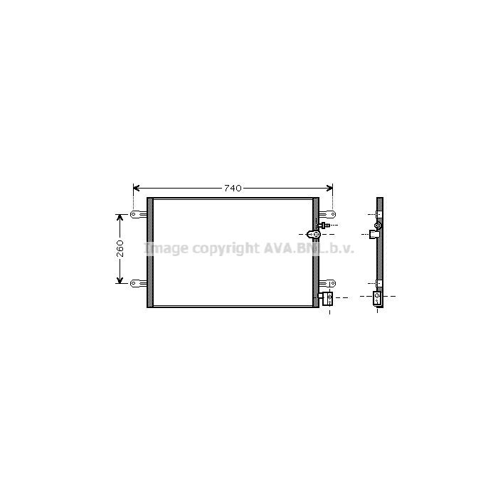 AVA QUALITY COOLING Kondensator, Klimaanlage AI5237