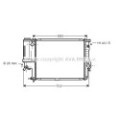AVA QUALITY COOLING Kühler, Motorkühlung BWA2186