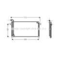 AVA QUALITY COOLING Kondensator, Klimaanlage DN5184