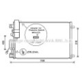 AVA QUALITY COOLING Kondensator, Klimaanlage DNA5283D