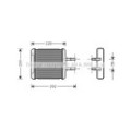 AVA QUALITY COOLING Wärmetauscher, Innenraumheizung DW6027