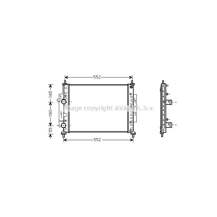 AVA QUALITY COOLING Kühler, Motorkühlung FTA2268