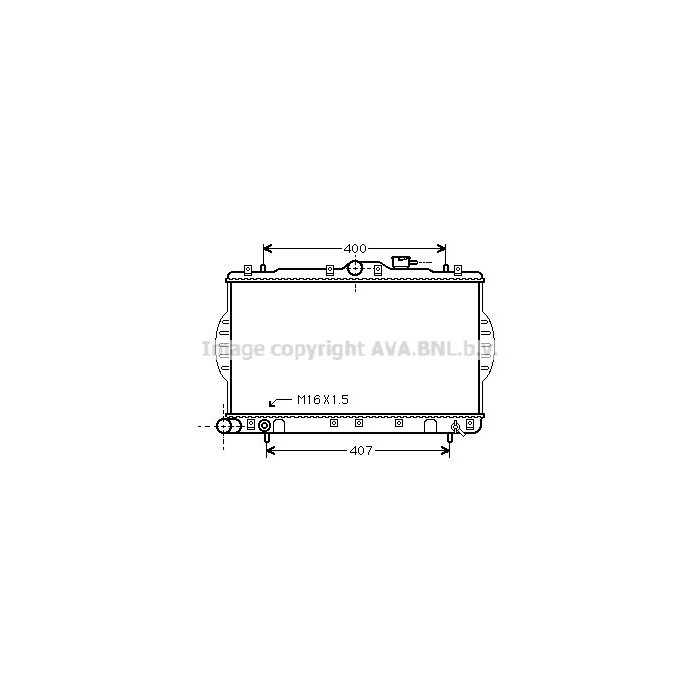 AVA QUALITY COOLING Kühler, Motorkühlung HY2088