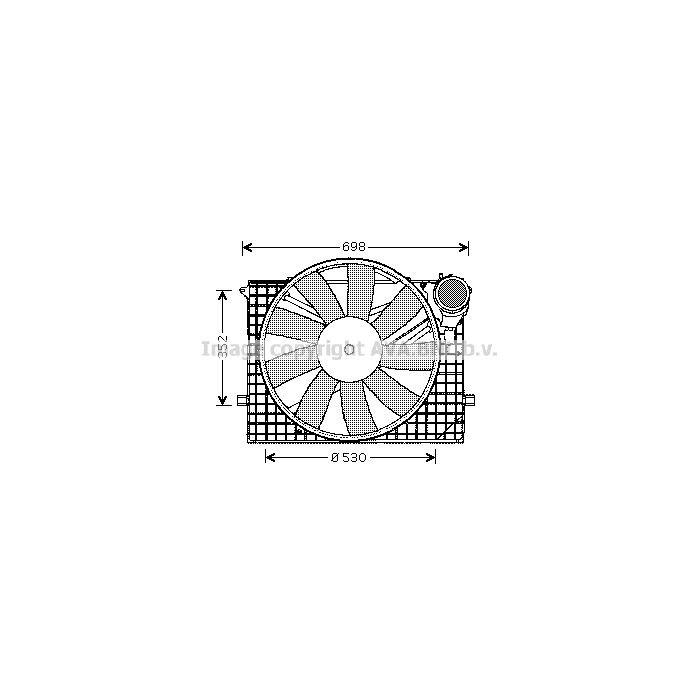 AVA QUALITY COOLING Lüfter, Motorkühlung MS7505
