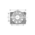 AVA QUALITY COOLING Lüfter, Motorkühlung MS7505