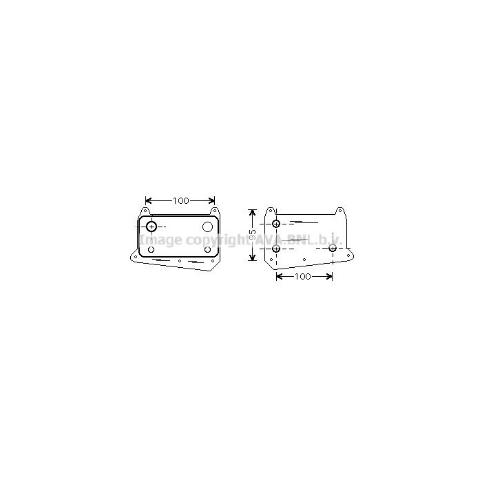 AVA QUALITY COOLING Ölkühler, Motoröl MSA3376