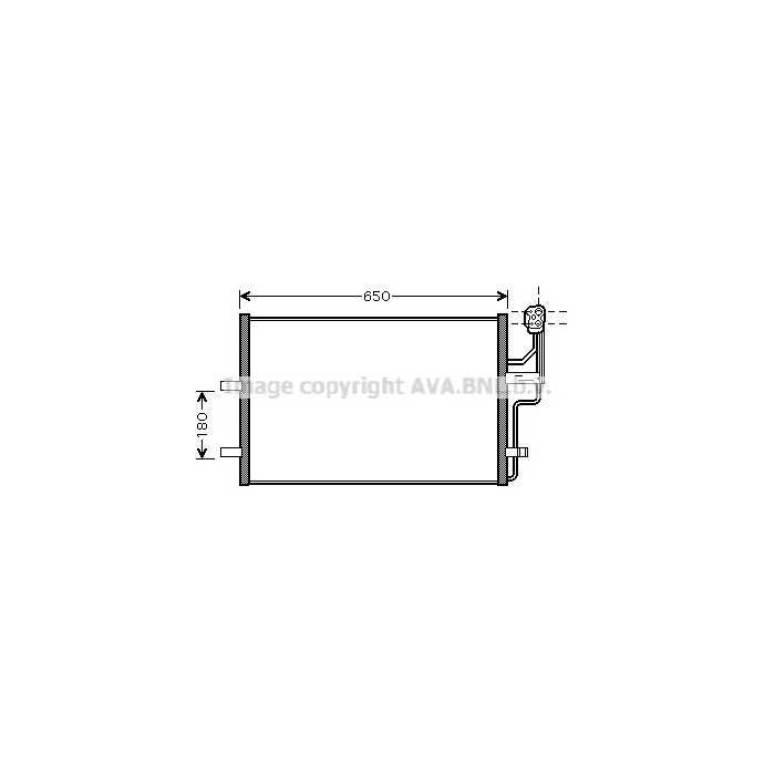 AVA QUALITY COOLING Kondensator, Klimaanlage MZ5186
