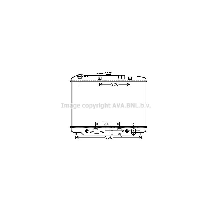 AVA QUALITY COOLING Kühler, Motorkühlung OL2180