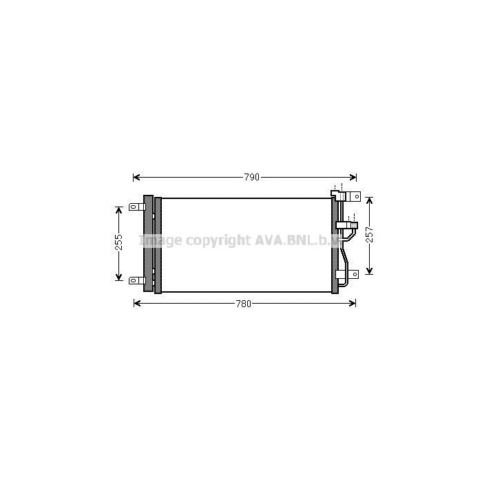 AVA QUALITY COOLING Kondensator, Klimaanlage OL5612D