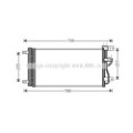 AVA QUALITY COOLING Kondensator, Klimaanlage OL5612D
