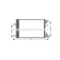 AVA QUALITY COOLING Kondensator, Klimaanlage OLA5500D