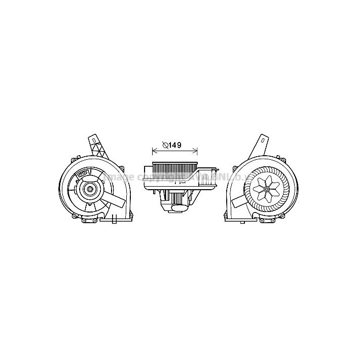 AVA QUALITY COOLING Elektromotor, Innenraumgebläse ST8044