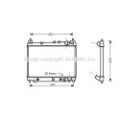 AVA QUALITY COOLING Kühler, Motorkühlung TO2259