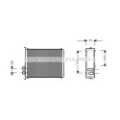 AVA QUALITY COOLING Wärmetauscher, Innenraumheizung VOA6085