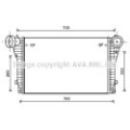 AVA QUALITY COOLING Ladeluftkühler VW4319