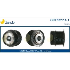 SANDO Riemenscheibe, Generator SCP92114.1