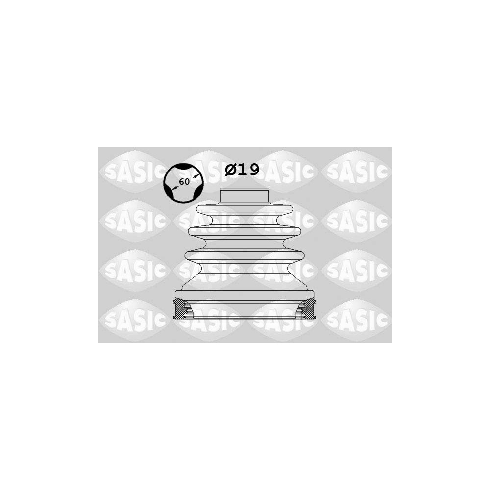 SASIC Faltenbalgsatz, Antriebswelle 1904032