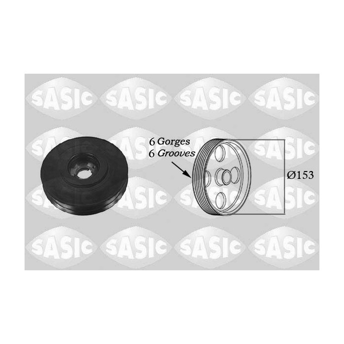 SASIC Riemenscheibe, Kurbelwelle 2150011
