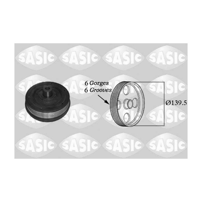 SASIC Riemenscheibe, Kurbelwelle 2156019