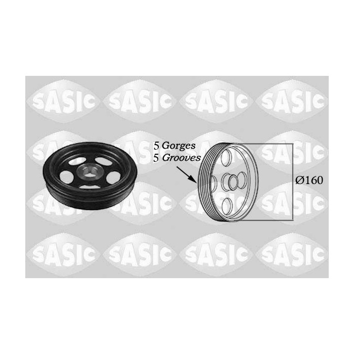 SASIC Riemenscheibe, Kurbelwelle 2156023
