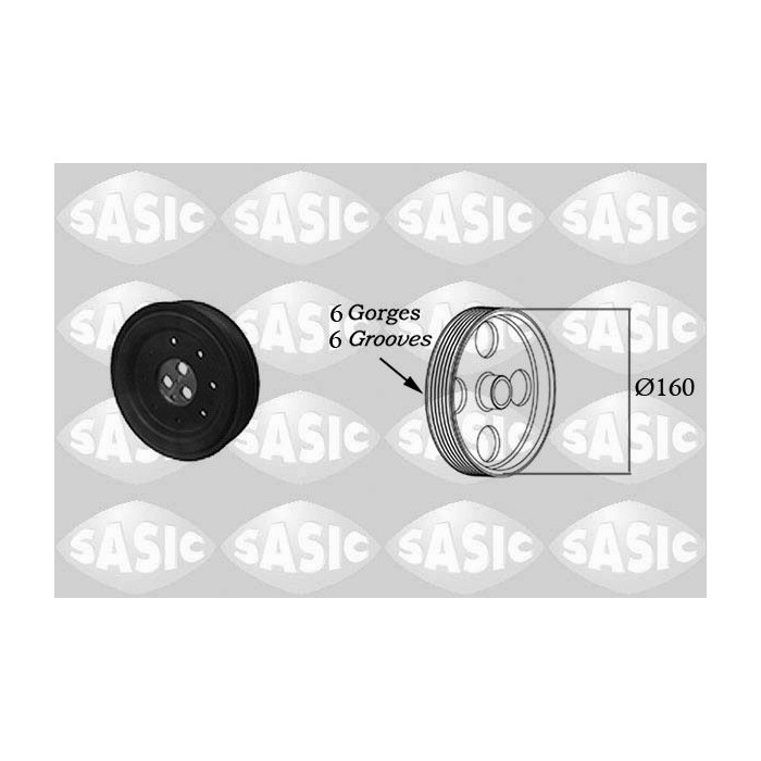 SASIC Riemenscheibe, Kurbelwelle 2156033