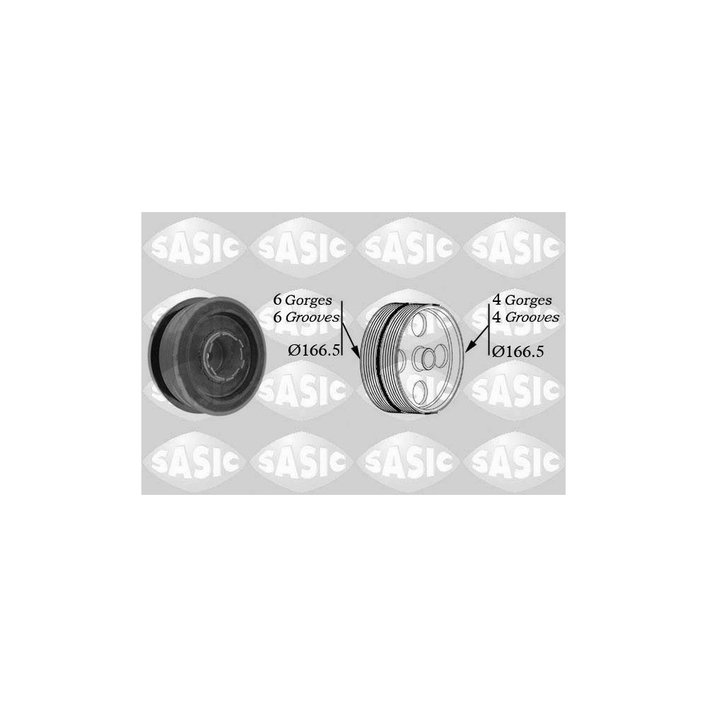 SASIC Riemenscheibe, Kurbelwelle 9001808