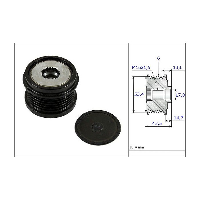 SIDAT Generatorfreilauf 455232