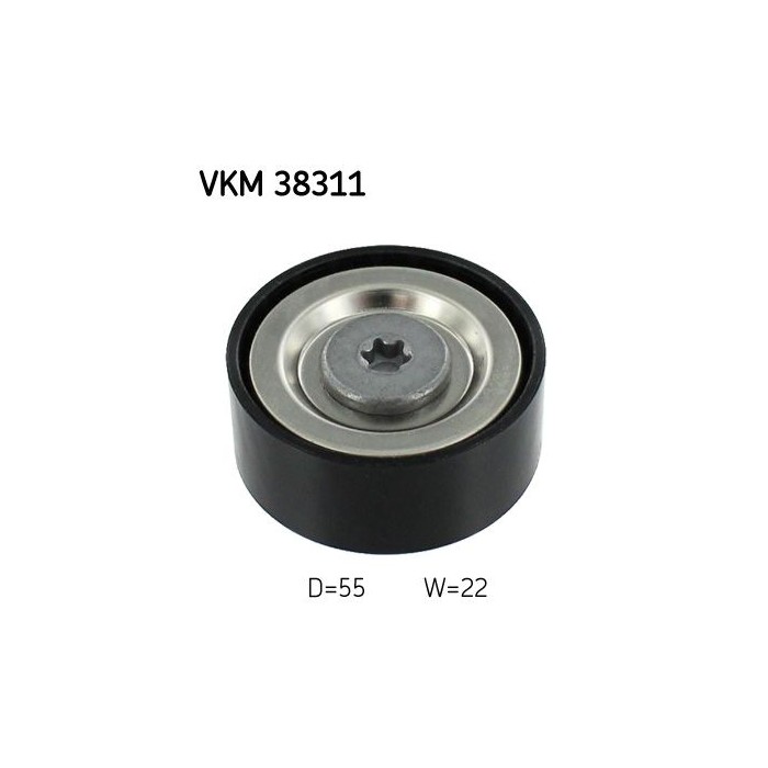 SKF Umlenk-/Führungsrolle, Keilrippenriemen VKM38311