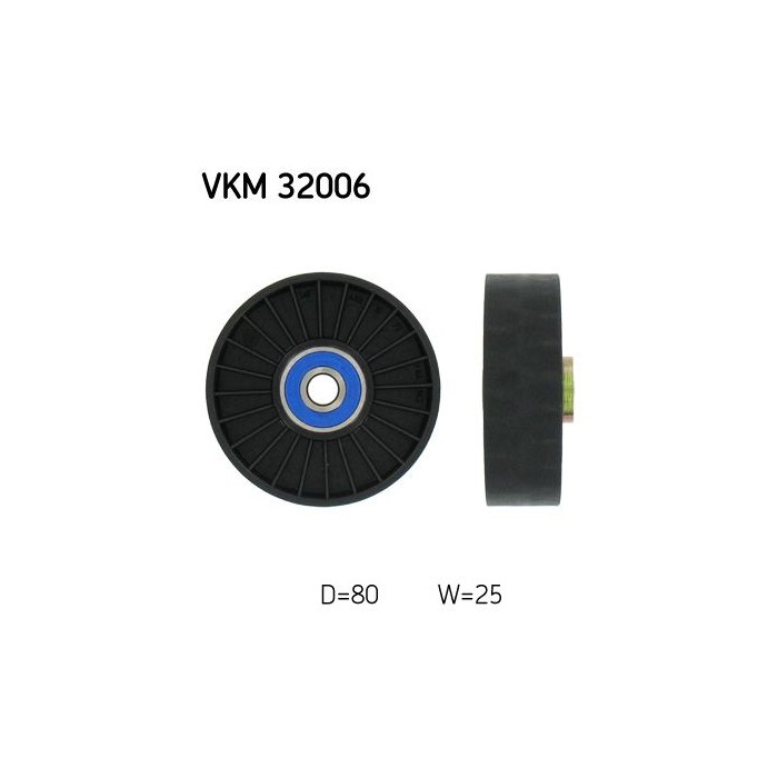 SKF Umlenk-/Führungsrolle, Keilrippenriemen VKM32006