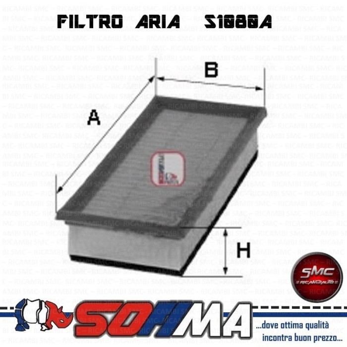 SOFIMA Luftfilter S1080A