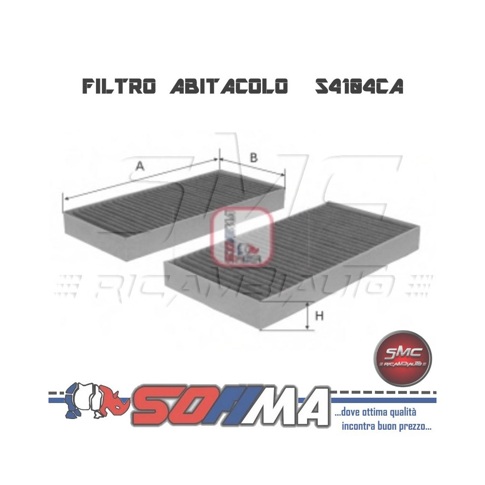 SOFIMA Filter, Innenraumluft S4104CA