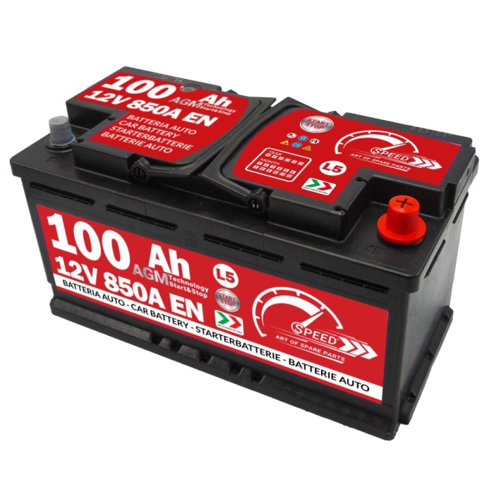 Starterbatterie Speed 100Ah AGM 850A Start&Stop
